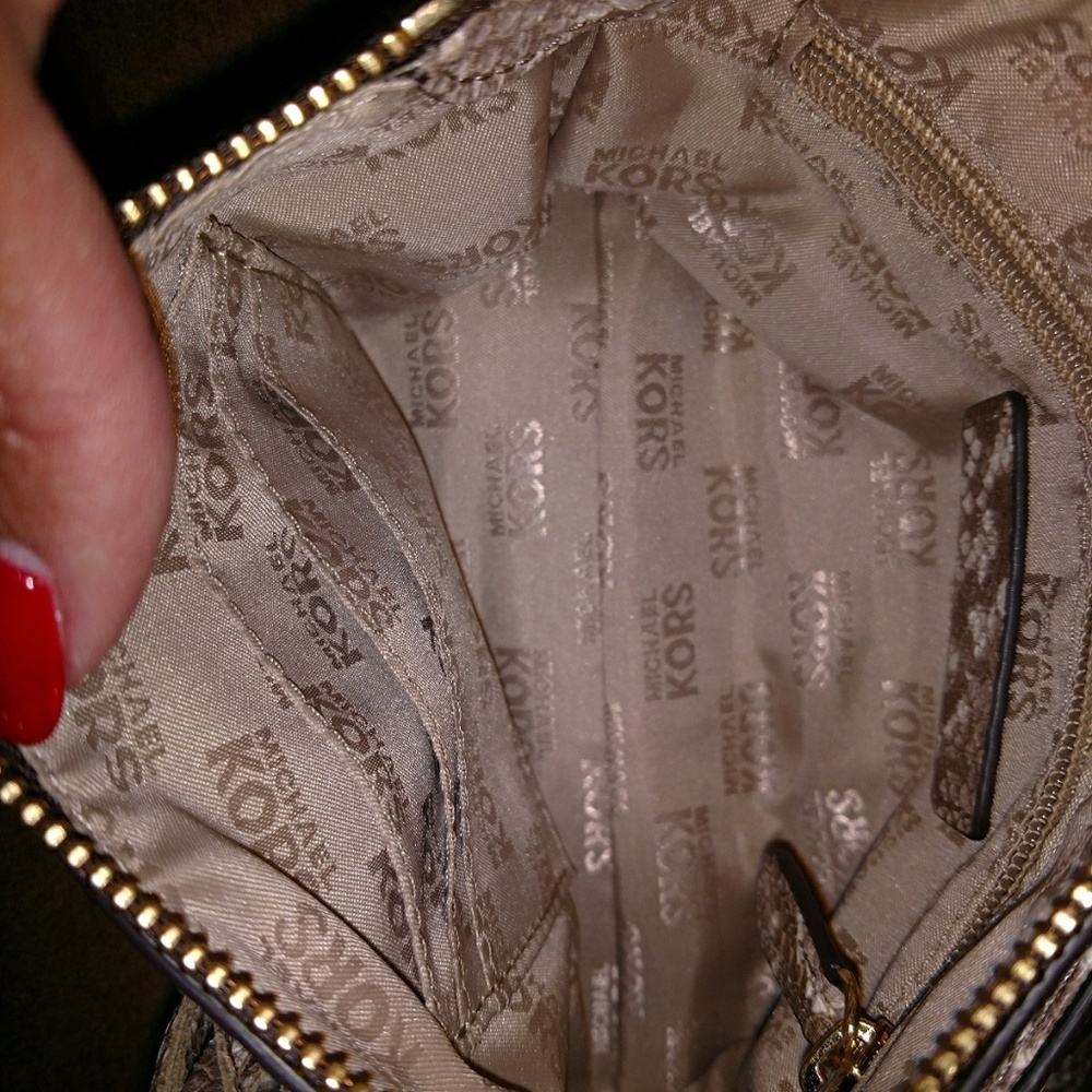 Michael Kors Python Crossbody! - image 4
